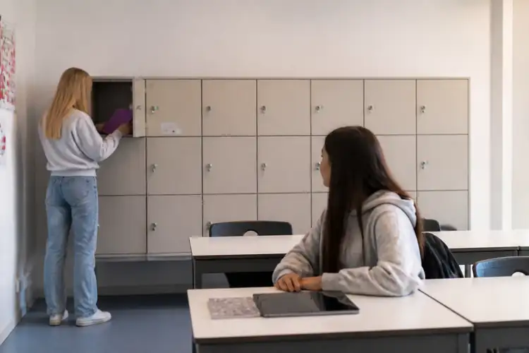 Smart lockers klaslokaal